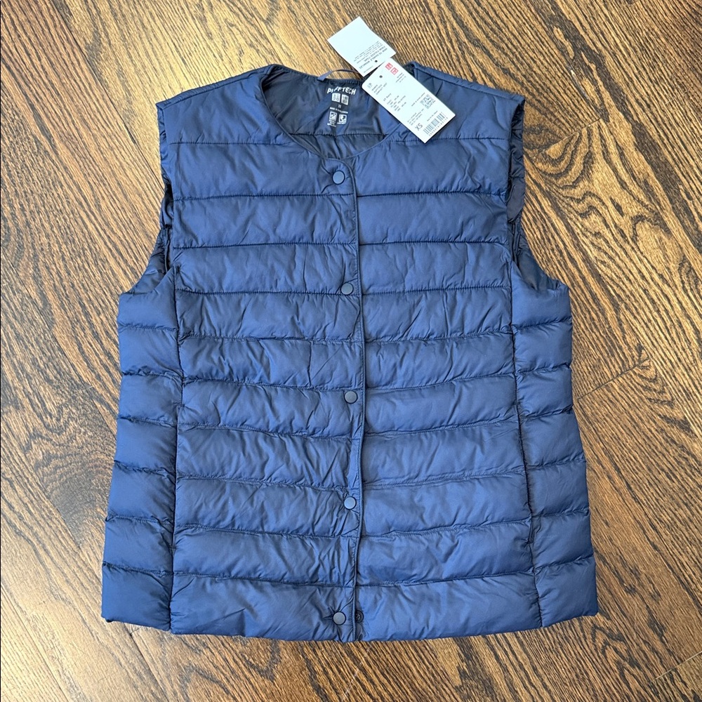 Navy Blue Puffer Vest